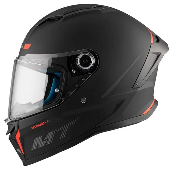 Mt Stinger 2 Solid A1 Kapalı Motosiklet Kaskı - Resim 3
