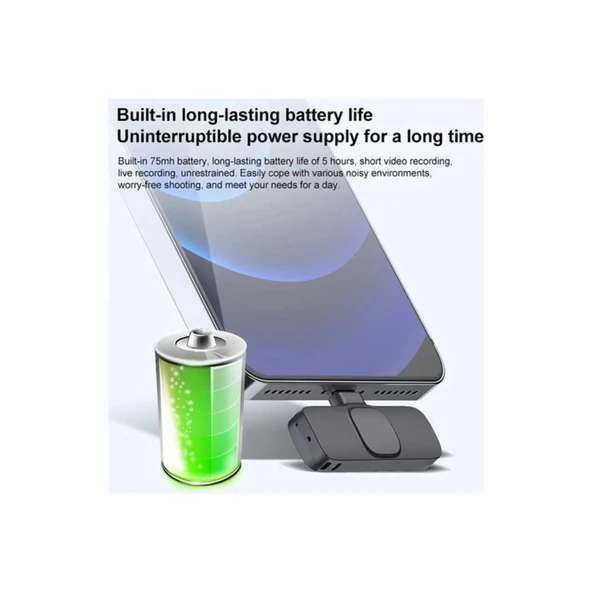 K9 2’li Lightning Kablosuz Yaka Mikrofonu - 3