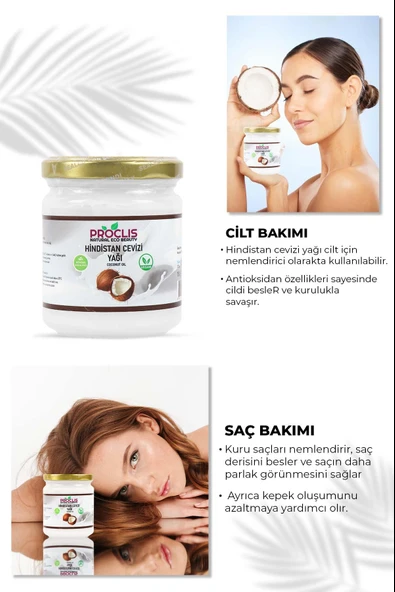 Doğal Hindistan Cevizi Yağ 150 gr - 3