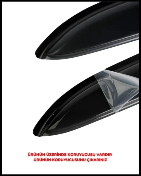 Seat İbiza 2009-2014 Cam Rüzgarlığı 4'lü Takım (MUGEN TİP, DAYANIKLI MALZEME, KOLAY MONTAJ) - Resim 3