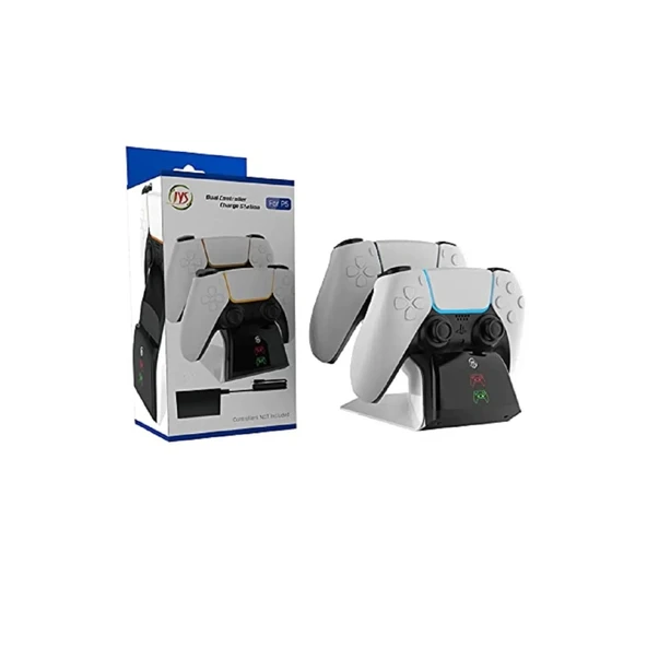 Ps5 Dualsense /ps5 Slim/ps5 Pro Gamepad Hızlı Şarj İstasyonu Çift Kol Şarj Ünitesi - 5