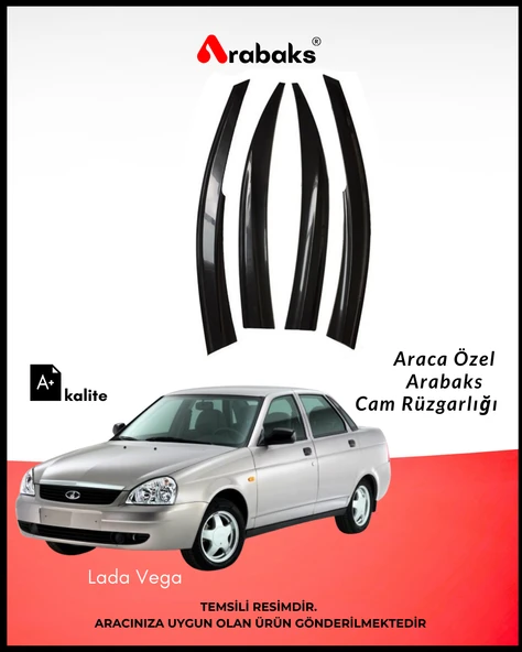 Lada Vega Cam Rüzgarlığı 4'lü Takım (MUGEN TİP, DAYANIKLI MALZEME, KOLAY MONTAJ) ürün görseli