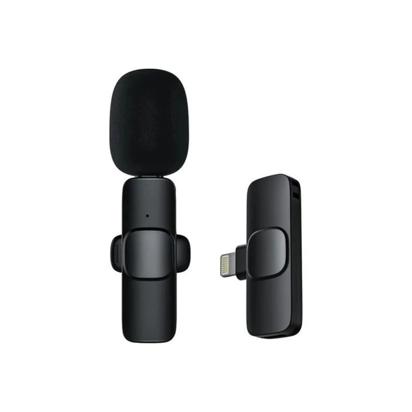 K9 2’li Lightning Kablosuz Yaka Mikrofonu - 2