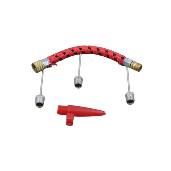 Buffer® Pompa İğne Başlık Seti Top Bisiklet Lastiği Şişirme İğneleri - 3