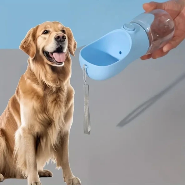 Buffer® Taşınabilir Butonlu 350 Ml Evcil Hayvan Suluğu - 3