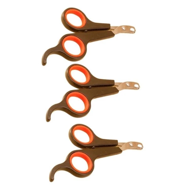 Buffer Küçük Çelik Uçlu Kedi Köpek Evcil Hayvan Tırnak Makası Pati Bakım Aleti Ergonomik Kaymaz Sap - 8