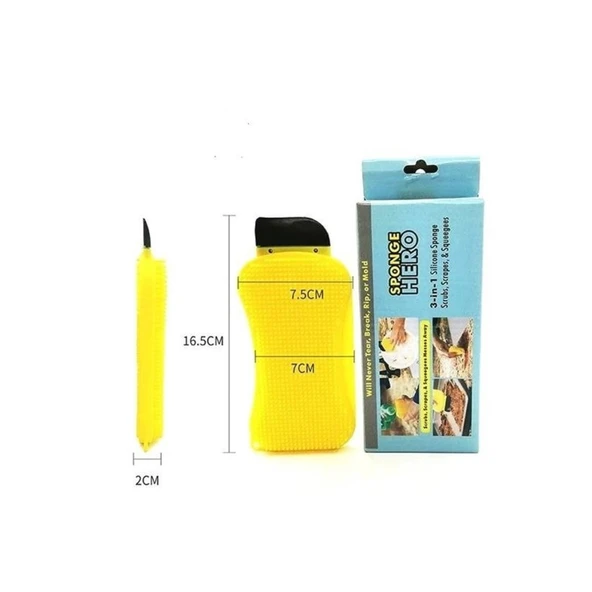 Buffer® Çok Fonksiyonlu Deterjan Hazneli Pratik Bulaşık Yıkama Fırçası - 7