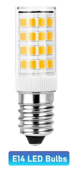 K2 E-14 2.5w Mısır Led Ampul GÜNIŞIĞI 3000k (İnce Duy Buz Dolabı Ampulu Gün Işığı Sarı Işık) - 5