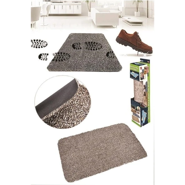 Buffer® Çamaşır Makinesinde Yıkanabilir Kir Toz Emici Mikrofiberli Paspas - 2