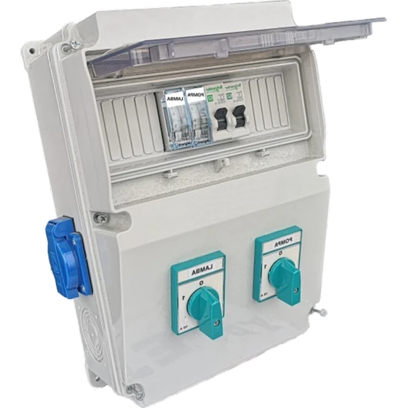 Havuz Panosu 1 Pompa 6 Lamba 2 Zaman Saatli