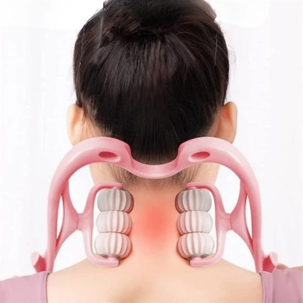 Buffer® Çok Fonksiyonlu Manuel Altı Tekerlekli Boyun Masaj Aleti - Resim 6