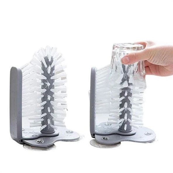 Buffer® Pratik Kolay Fonksiyonel Vantuzlu Elde Bulaşık Yıkama Fırçası - 7