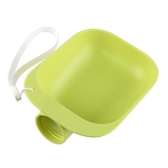 Buffer® Evcil Hayvan Plastik Yıkanabilir Taşınabilir Su Şişesi Bağlantılı Su Kabı - 5