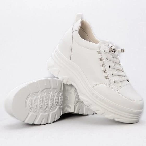 GUJA 25Y361 GİZLİ TOPUK TAŞ DETAYLI KADIN SPOR AYAKKABI - Resim 4