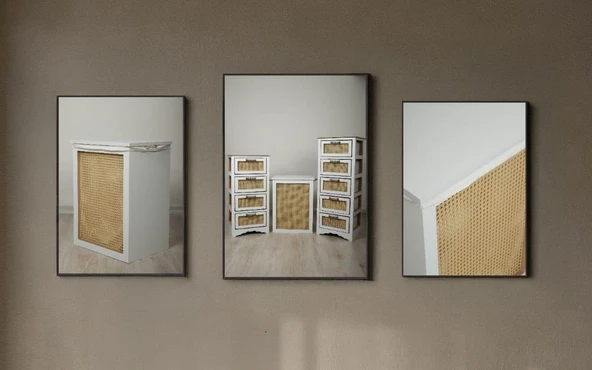 Vero Çamaşır Sepeti Beyaz CS1001 - 2