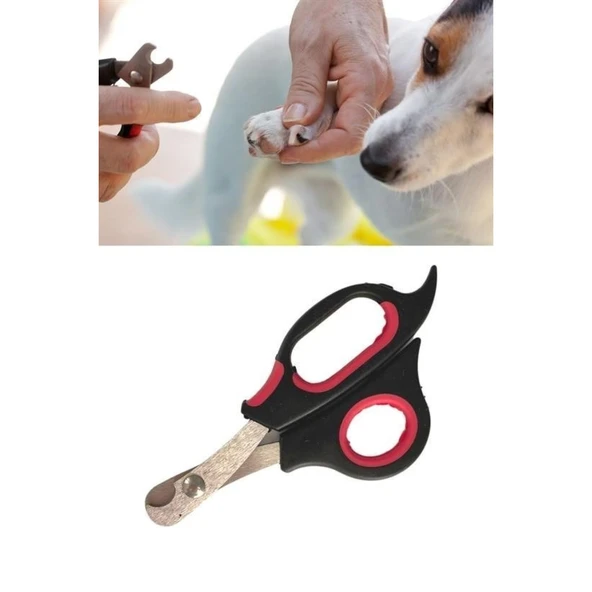 Bufferbüyük Irk Köpek Kedi Çelik Uçlu Evcil Hayvan Tırnak Makası Pati Bakım Aleti Ergonomik Kaymaz - 8