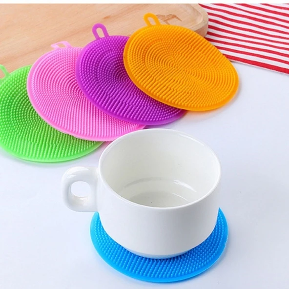 Buffer® 2'li Kir Tutmaz Tırtıklı Yüzey Bulaşık Yıkama Pedi - 4