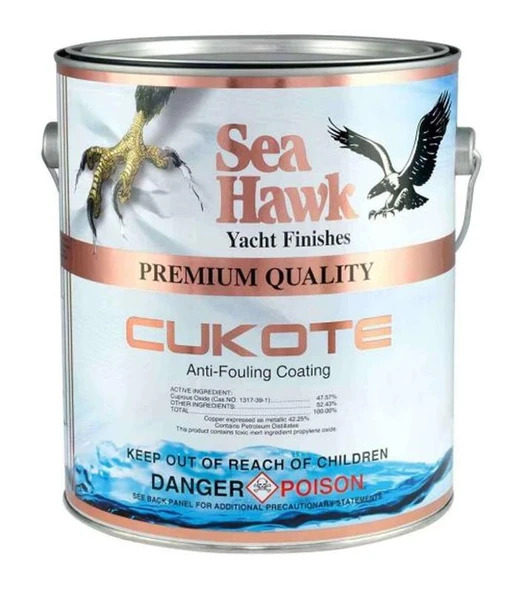 Sea Hawk Cukote Biocide Plus Yumuşak Zehirli Boya 3.785 LT Lacivert ürün görseli 1