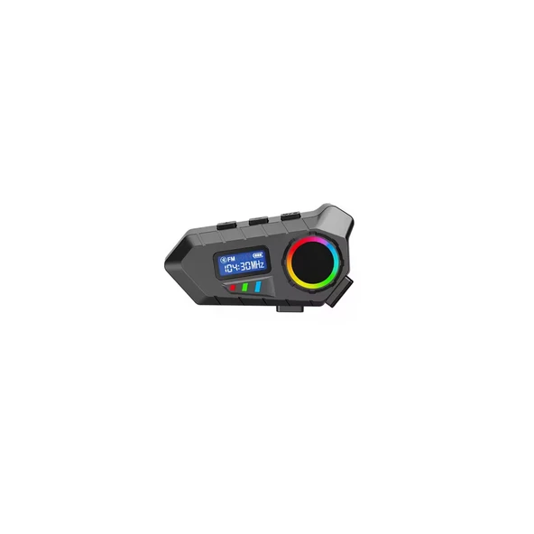 Y30 Kask Kulaklık Bluetooth Motosiklet Kulaklık Rgb Radyolu Intercom - 5