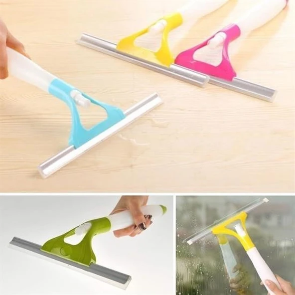 Buffer® Pratik Spreyli Cam Sil Pencere Ayna Tezgah Duşakabin Temizleyici Püskürtmeli Silme Aparatı - 15