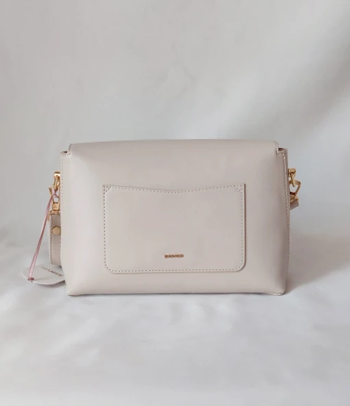 252ES458 Model Sarach Marka Bej Renk Omuz Çantası - 3