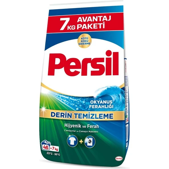 Persil Matik Toz Çamaşır Deterjanı 7KG Derin Temizleme Beyazlar İçin (46 Yıkama) - 1