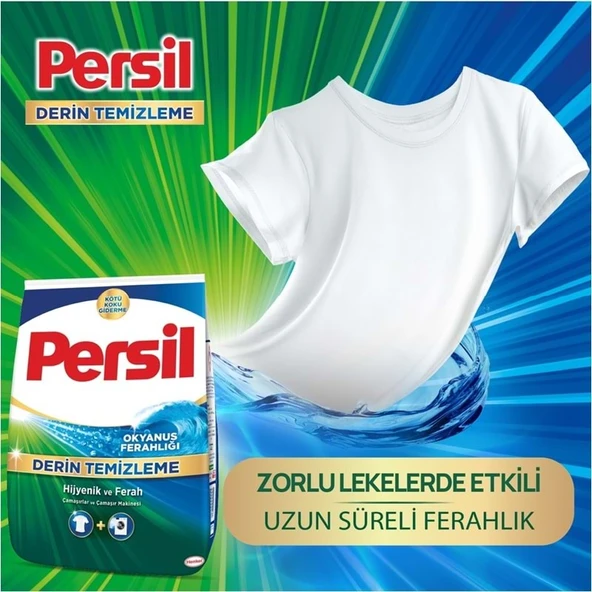 Persil Matik Toz Çamaşır Deterjanı 7KG Derin Temizleme Beyazlar İçin (46 Yıkama) - 5