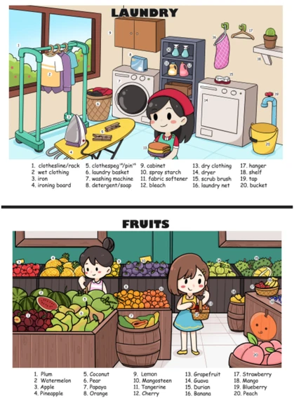 İngilizce Kelime Öğreten YAZ-SİL Seti (20 Günde 400 Kelime Öğren) - Resim 2