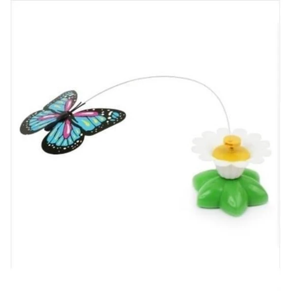 Buffer® Hareketli Dönen Kelebek - Kedi Oyuncağı ( Pille Çalışır) - 7