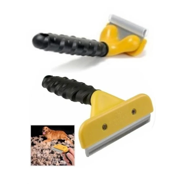 Buffer® 10 Cm Kedi Köpek Tarağı Fırçası Tüy Alıcı Toplayıcı Tarak Fırça - 5