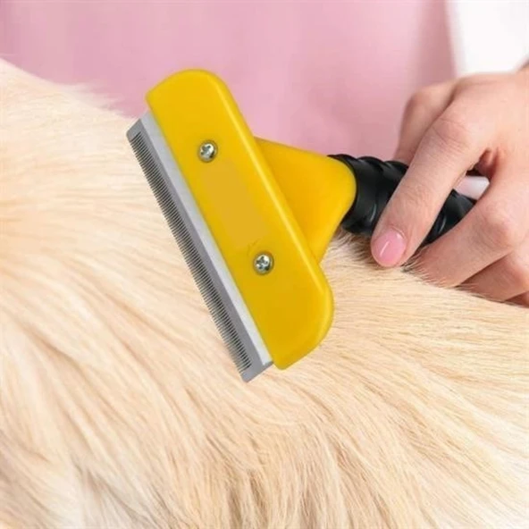 Buffer® 10 Cm Kedi Köpek Tarağı Fırçası Tüy Alıcı Toplayıcı Tarak Fırça - 11