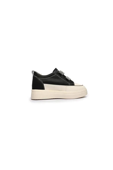 GUJA 24K313-1 GİZLİ DOLGU CIRTI TAŞLI SNEAKER KADIN AYAKKABI - Resim 4