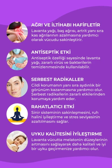 PROCLİS Türk Lavanta Yağı,%100 Doğal Bitkisel Uçucu Yağ, Lavandin Oil, 2'li Set 2x10 ml - 4