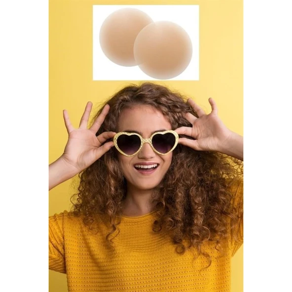 Buffer® Silikon Göğüs Ucu Kapatıcı Gizleyici Bant Aparat  Nipple Pad - Resim 8