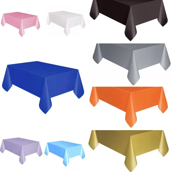 1 Adet 120x180 Cm Kullan At Masa Örtüsü Doğum Günü Partisi, Kutlama Partisi, Mevlit Yemeği