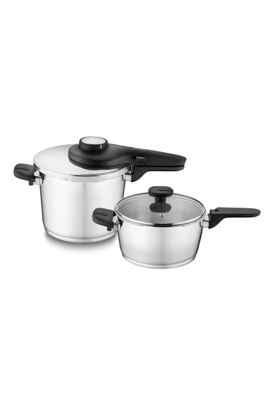 Prime Master 4+6 Litre Düdüklü Tencere Seti - 6