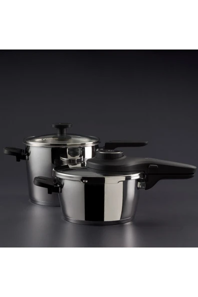 Prime Master 4+6 Litre Düdüklü Tencere Seti