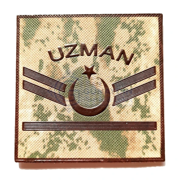 Kamuflaj Jandarma Asayiş 2 Kademeli Uzman Çavuş 3d Rütbesi, Çift, 2025 Yeni Tip, Cırtlı