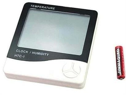 Dijital Termometre Sıcaklık Ve Nem Ölçer Masa Saati Alarm - 3