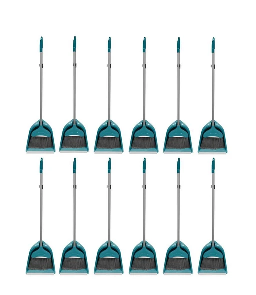 Omnipazar UCTM-AF203 Karizma Jumbo Ayaklı Fırçalı Faraş Takımı 12 Adet