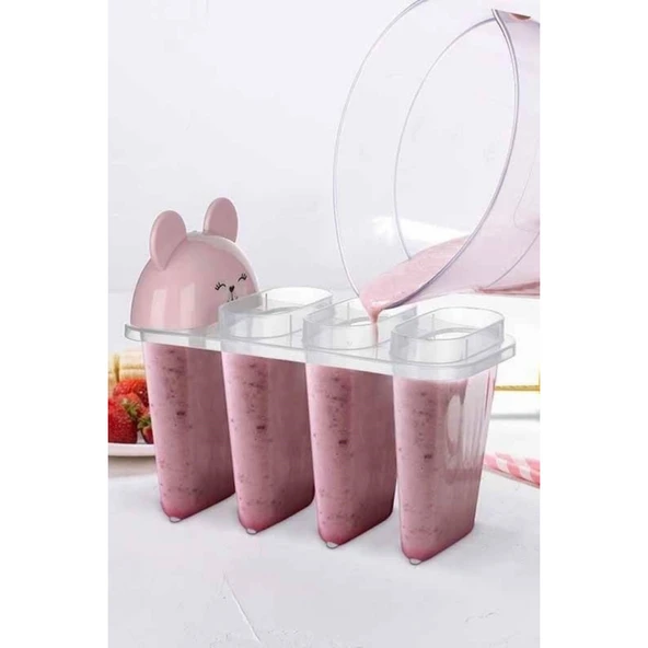 Buffer® 4'lü Kolay Şekillendirici Sevimli Çocuk Meybuz  & Dondurma Kalıbı Ap-9179 - 7