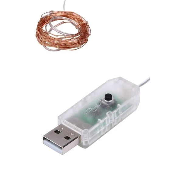 Buffer® Yılbaşı Ve Özel Konsept Dekorasyon 5 Mt Usb Bağlantılı Led Işık - 3