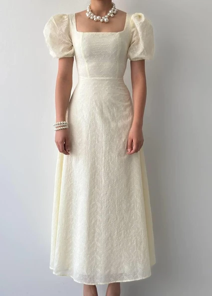 Lına Midi Elbise - Resim 2