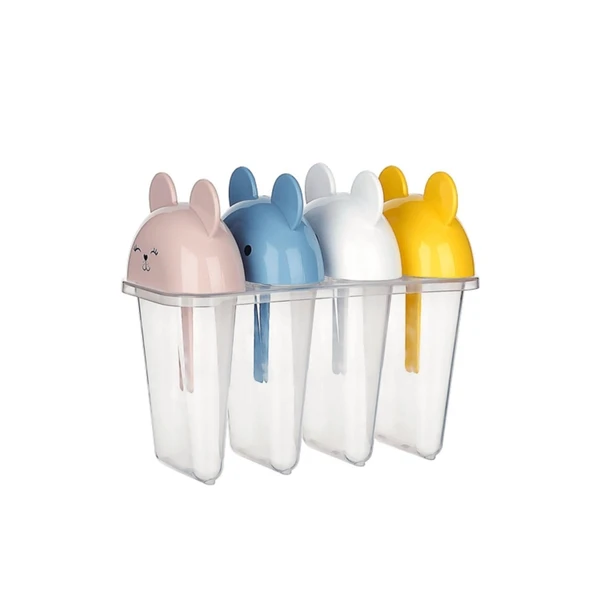 Buffer® 4'lü Kolay Şekillendirici Sevimli Çocuk Meybuz & Dondurma Kalıbı Ap-9179 - 5