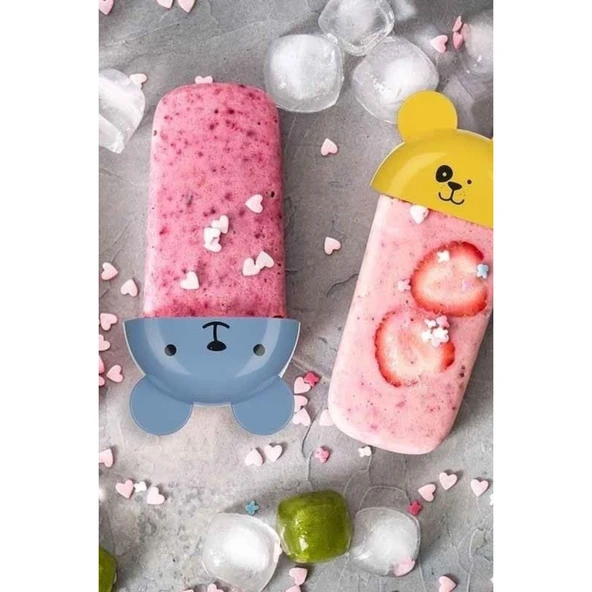 Buffer® 4'lü Kolay Şekillendirici Sevimli Çocuk Meybuz  & Dondurma Kalıbı Ap-9179 - 8