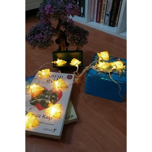 Buffer® Metal Örgülü Çam Ağacı Şeklinde Günışığı Şerit Led Işık Zinciri - 7