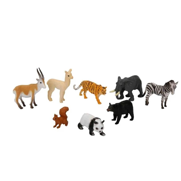 Nessiworld 5003 SUN-YFN-FİGÜR HAYVAN SET VALİZLİ 8PRÇ 2A 6D - Resim 3