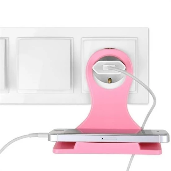 Buffer® Universal Mobil Şarj Priz Askısı Ve Telefon Tablet Tutucu Stand - 5