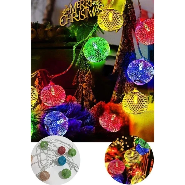 Buffer® Parti Ve Özel Gün Dekorasyonu Top Led Kandil Şeklinde Aydınlatma - 3