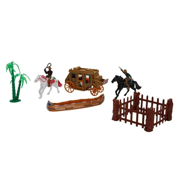 Nessiworld 4961 SUN-RST-WES-KOVBOY OYUN SET POŞETLİ KRTL 3A - Resim 3
